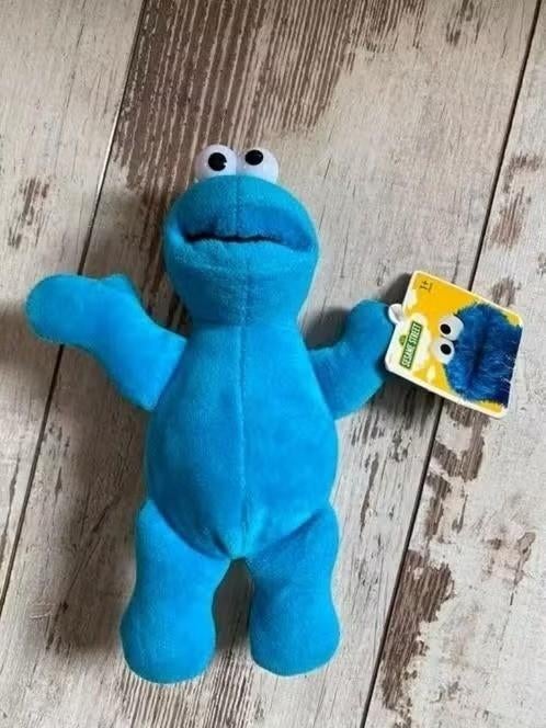 Knuffel : Cookie monster -Sesamstraat -23 cm, Kinderen en Baby's, Speelgoed | Knuffels en Pluche, Ophalen of Verzenden, Zo goed als nieuw