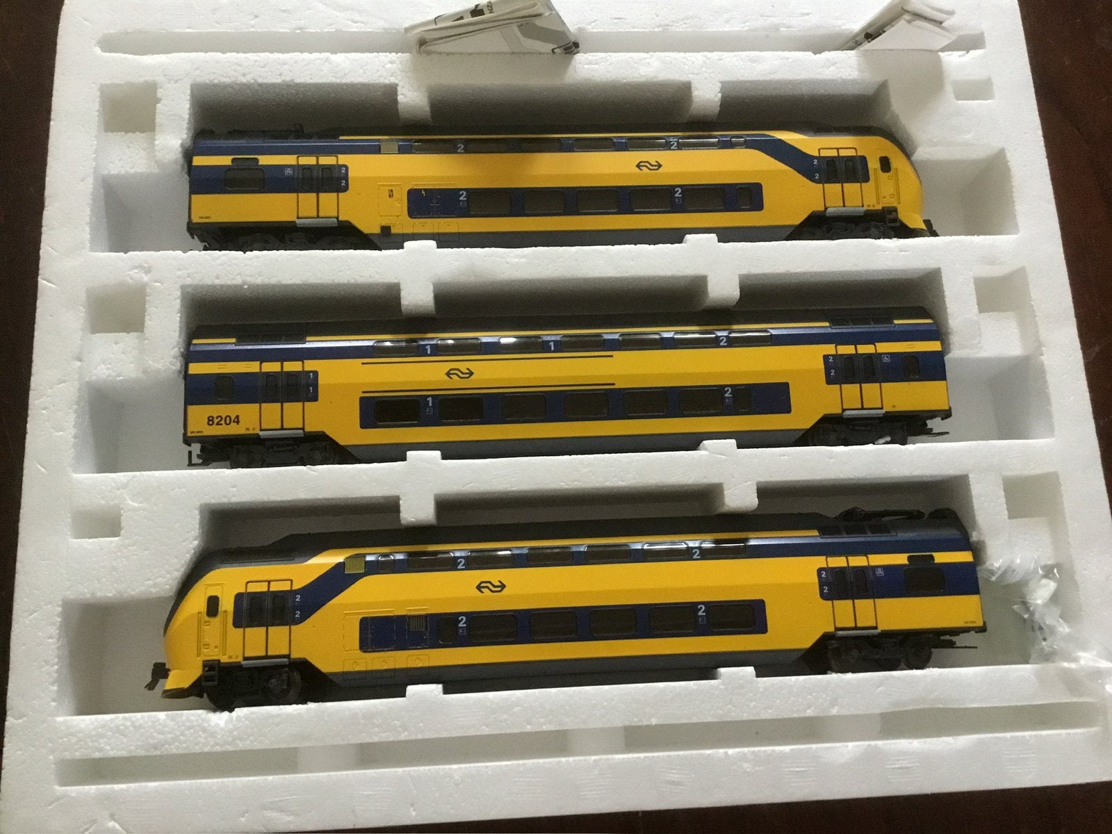 Irm NS HO dubbeldekkers set nieuw staat in ovp, Hobby en Vrije tijd, Modeltreinen | H0, Treinset, Gelijkstroom, Ophalen of Verzenden