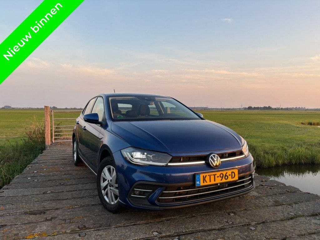 Volkswagen Polo 1.0 TSI Style Dealer ond. | IQ Light | ACC |, Auto's, Dealer onderhouden, Gebruikt, Euro 6, Blauw