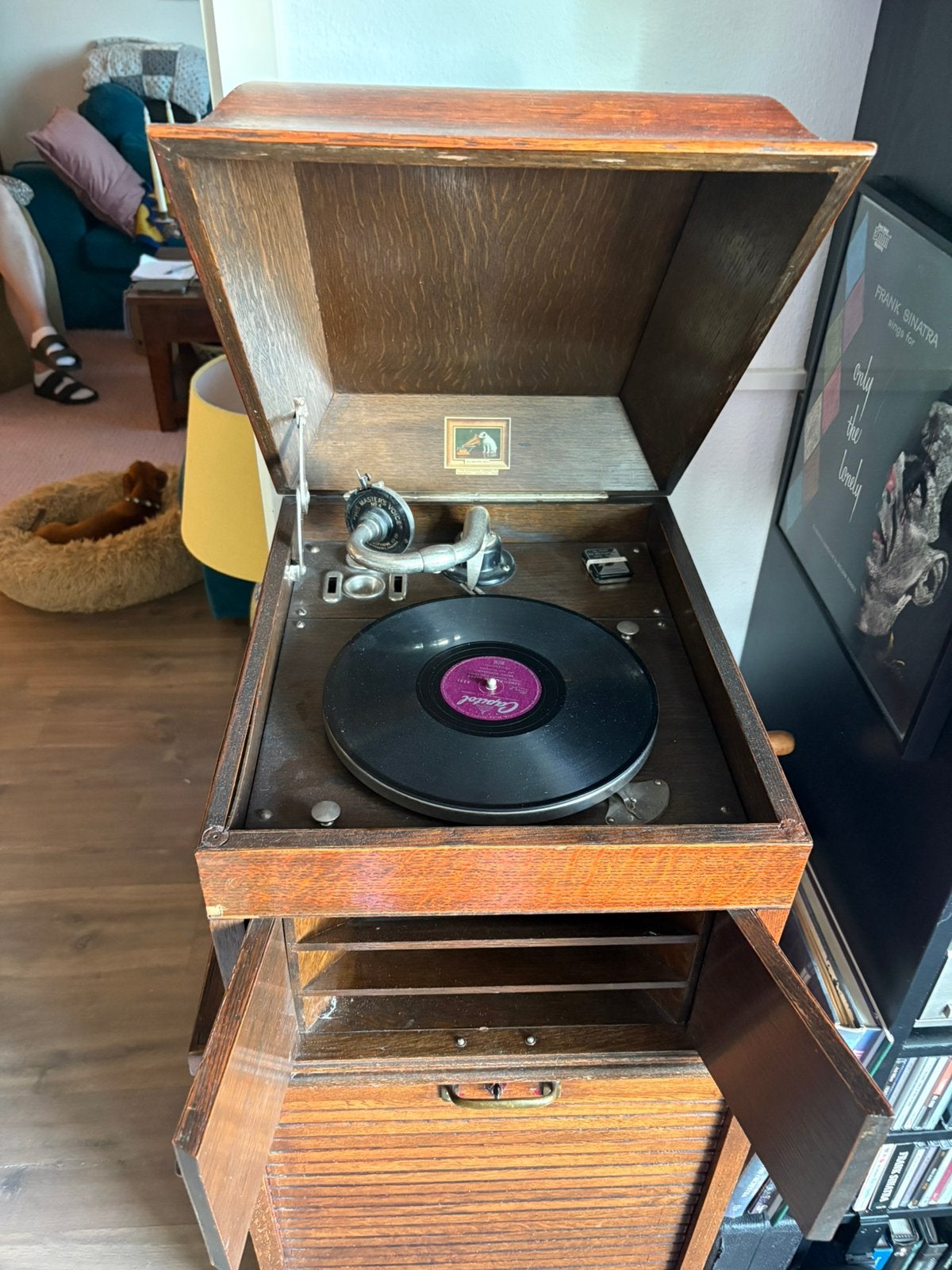 His Masters Voice Grammophone, Ophalen, Gebruikt, Platenspeler, Overige merken