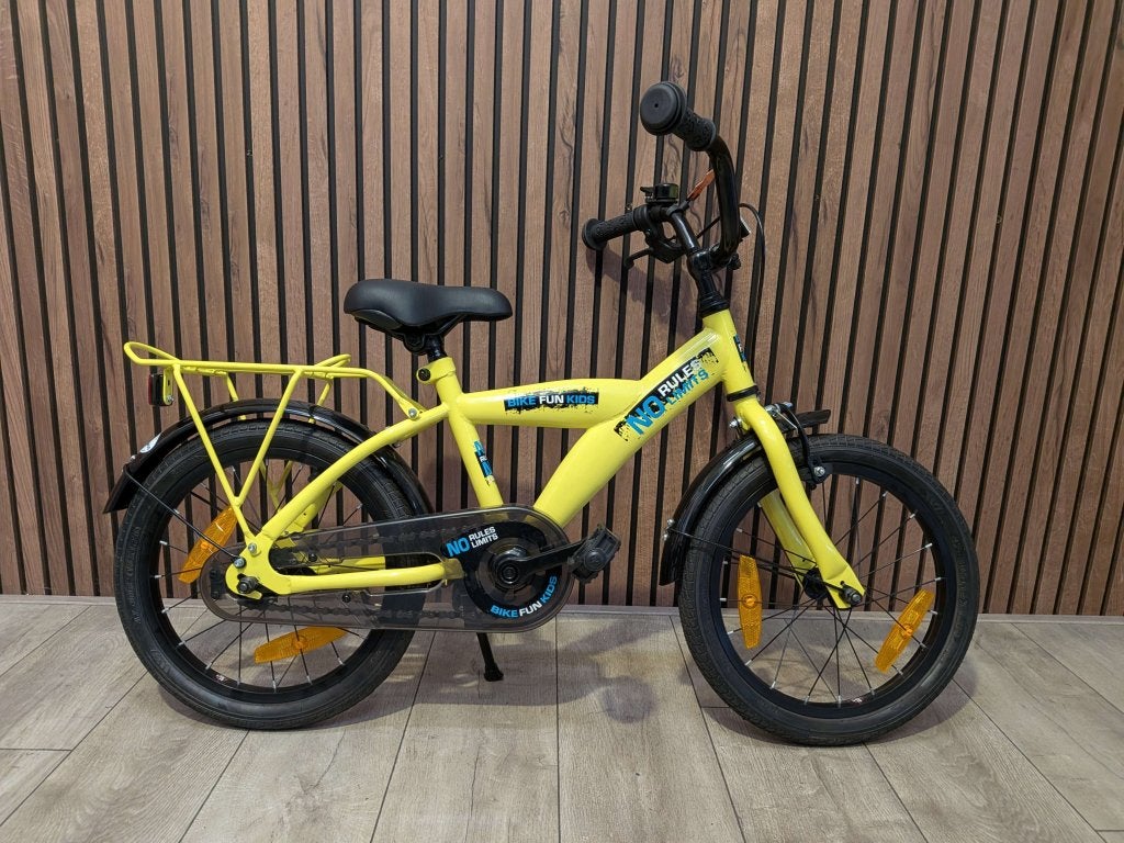 (NIEUW Bike Fun Kids No Rules no limits 16 inch jongensfiets