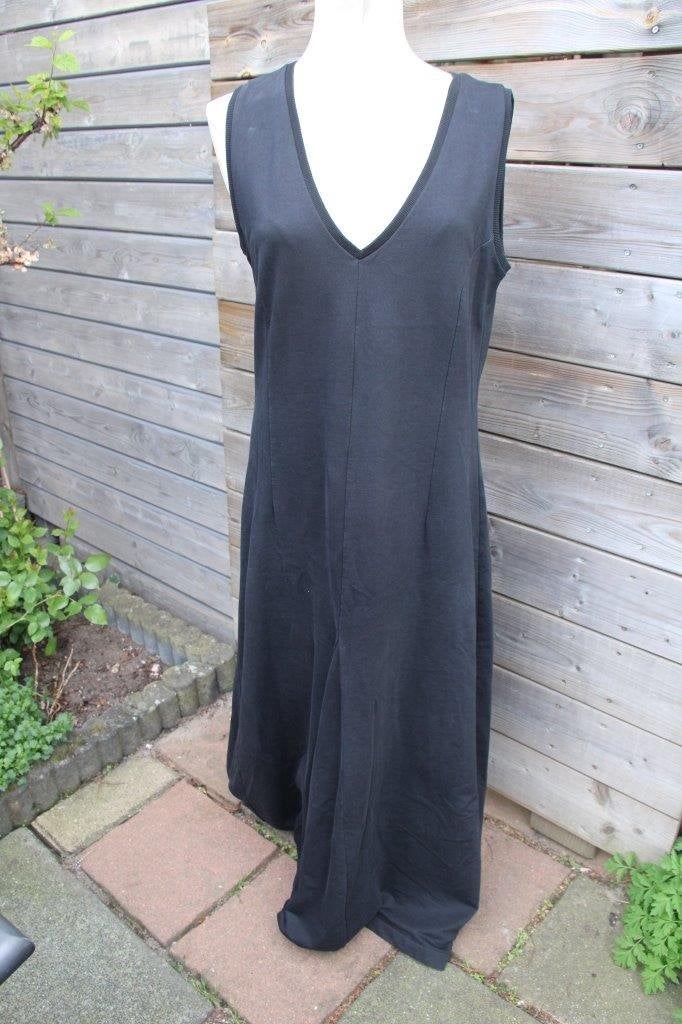 Jurk zwart Cora Kemperman mt Xl Maxi Vaste prijs, Zwart, Maat 46/48 (XL) of groter, Ophalen of Verzenden, Onder de knie