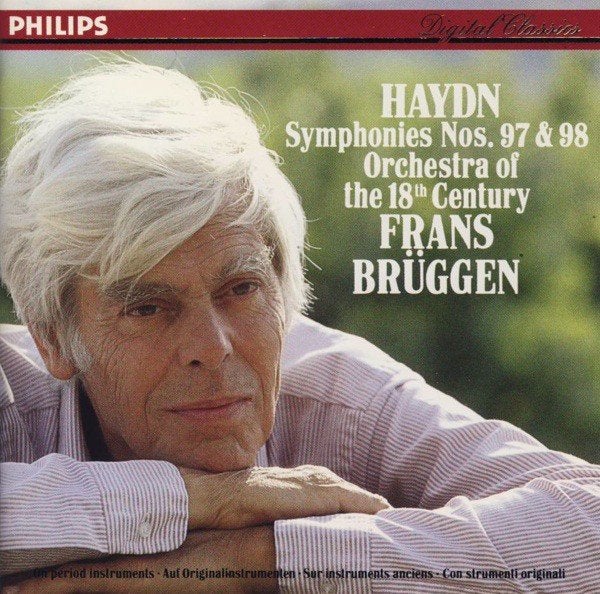 HAYDN Symphonies nos. 97 & 98 CD BRUGGEN PHILIPS NIEUWSTAAT, Ophalen of Verzenden, Classicisme, Zo goed als nieuw, Orkest of Ballet