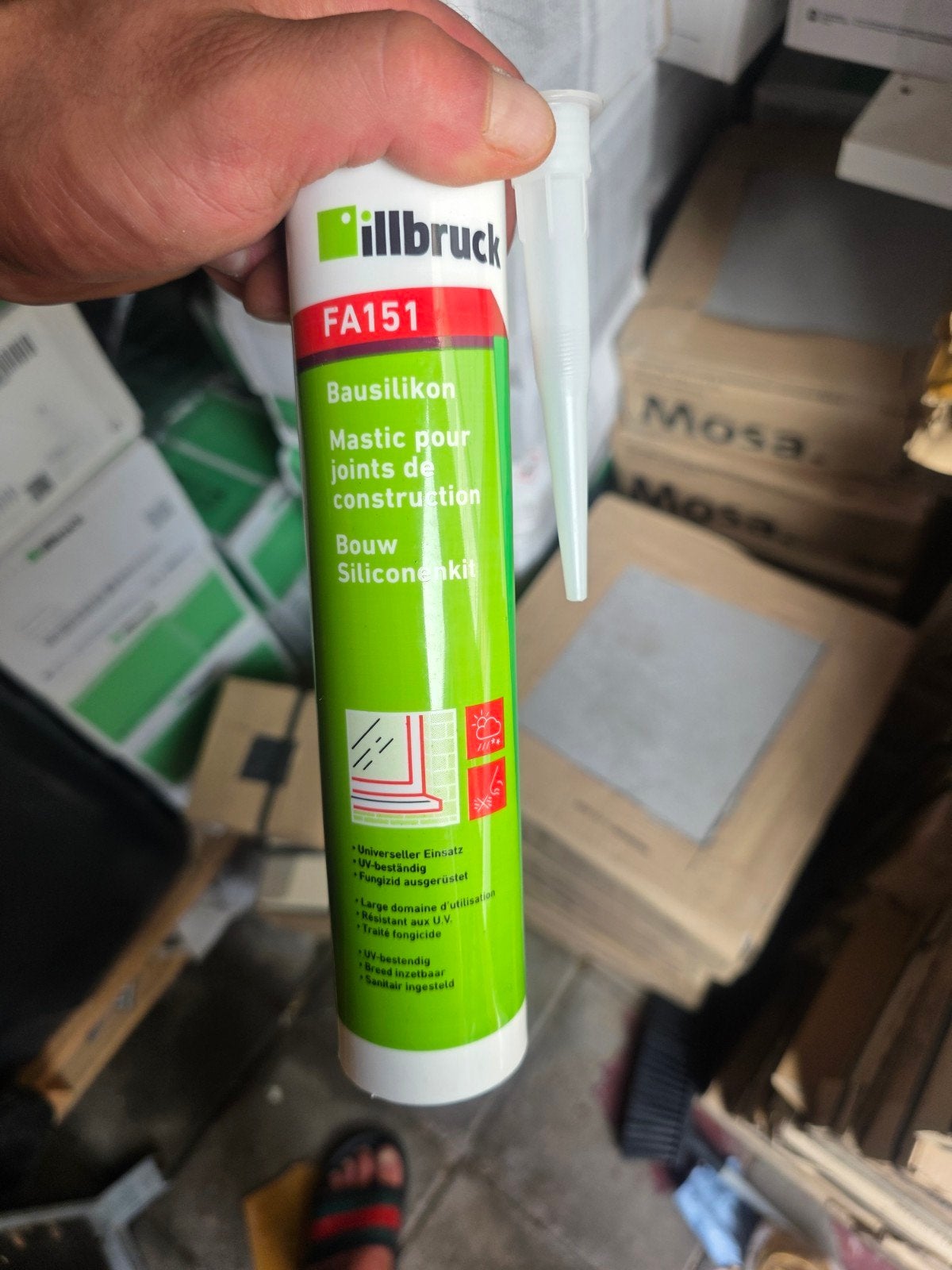 100st voor 85 € Illbruck FA151 Bouwsiliconekit - Nieuw, Ophalen of Verzenden