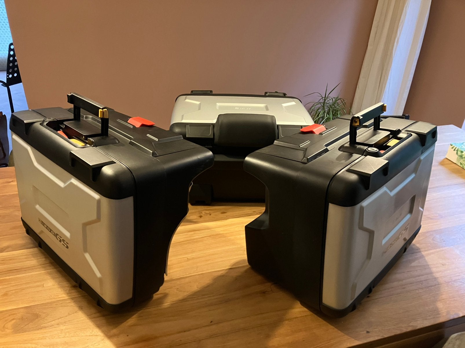 Vario kofferset 3-delig Bmw 1200 gs, Ophalen, Gebruikt