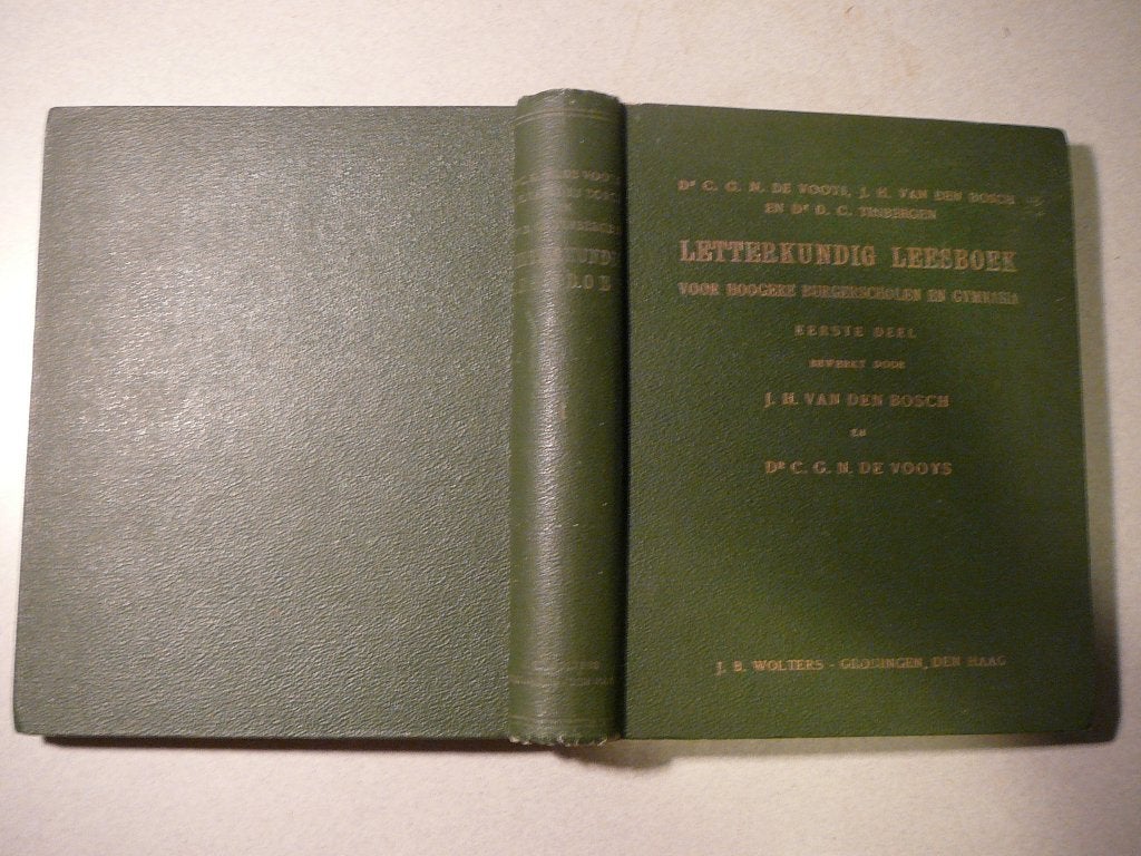 Letterkundig leesboek voor Hoogere Burgerscholen en Gymnasia, Antiek en Kunst, Antiek | Boeken en Bijbels, Ophalen of Verzenden