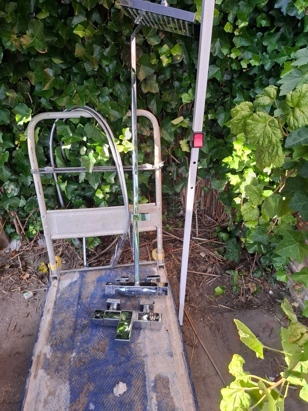 Douche en bad combinatie, 100 liter of meer, Ophalen of Verzenden, Transportkar