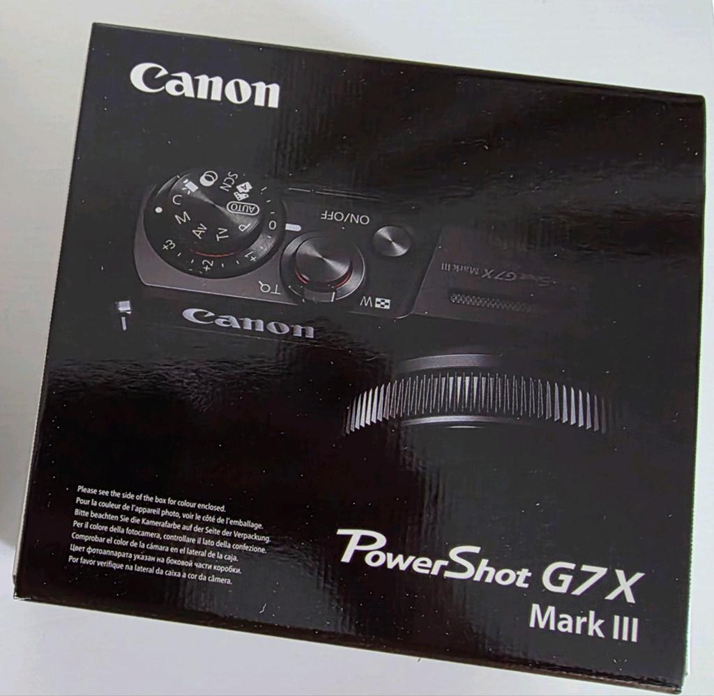 CANON PowerShot G7X Mark III - Nieuw in doos, Audio, Tv en Foto, Fotocamera's Digitaal, Ophalen