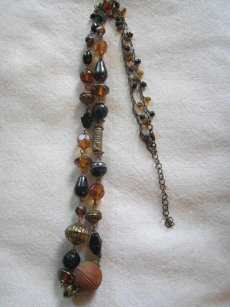 9.   Schitterende oude ketting,  82 cm, Ophalen, Overige materialen, Ketting