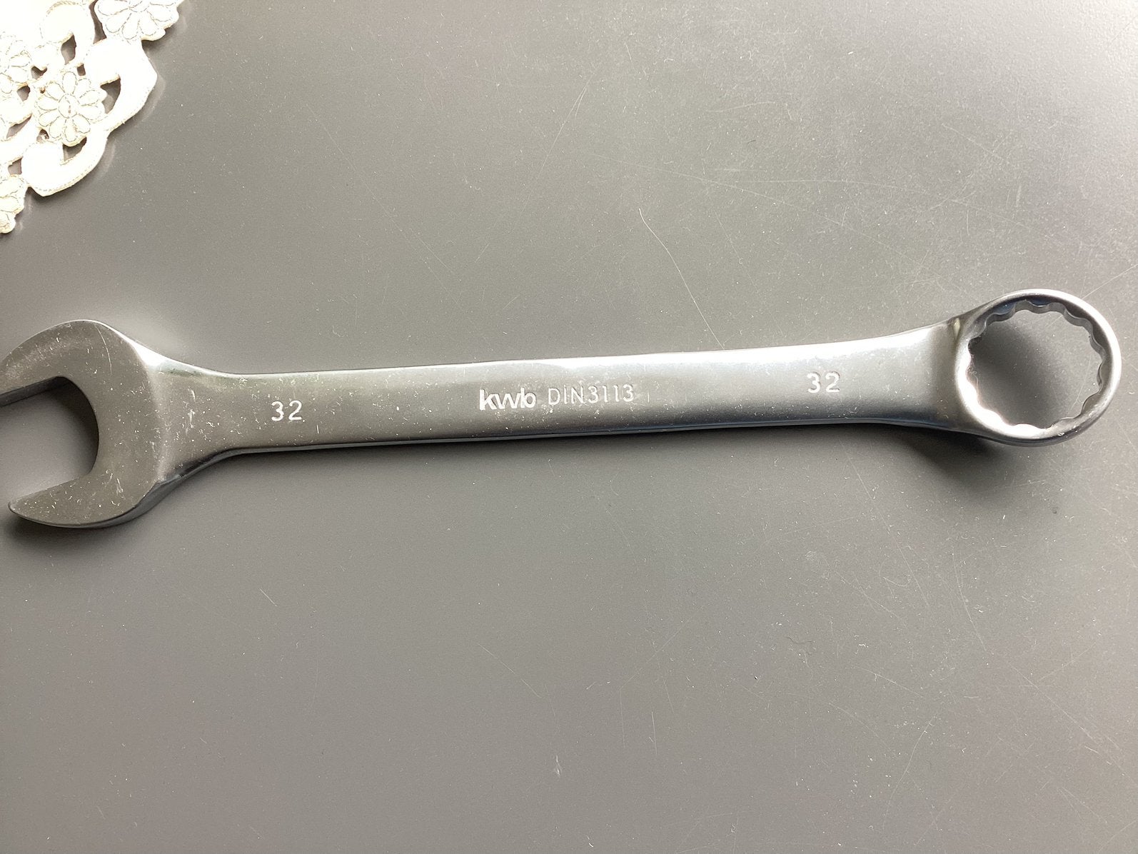 Ring-/steeksleutel 32 mm - KWB DIN3113 Chrome Vanadium, Doe-het-zelf en Verbouw, Ophalen, Zo goed als nieuw