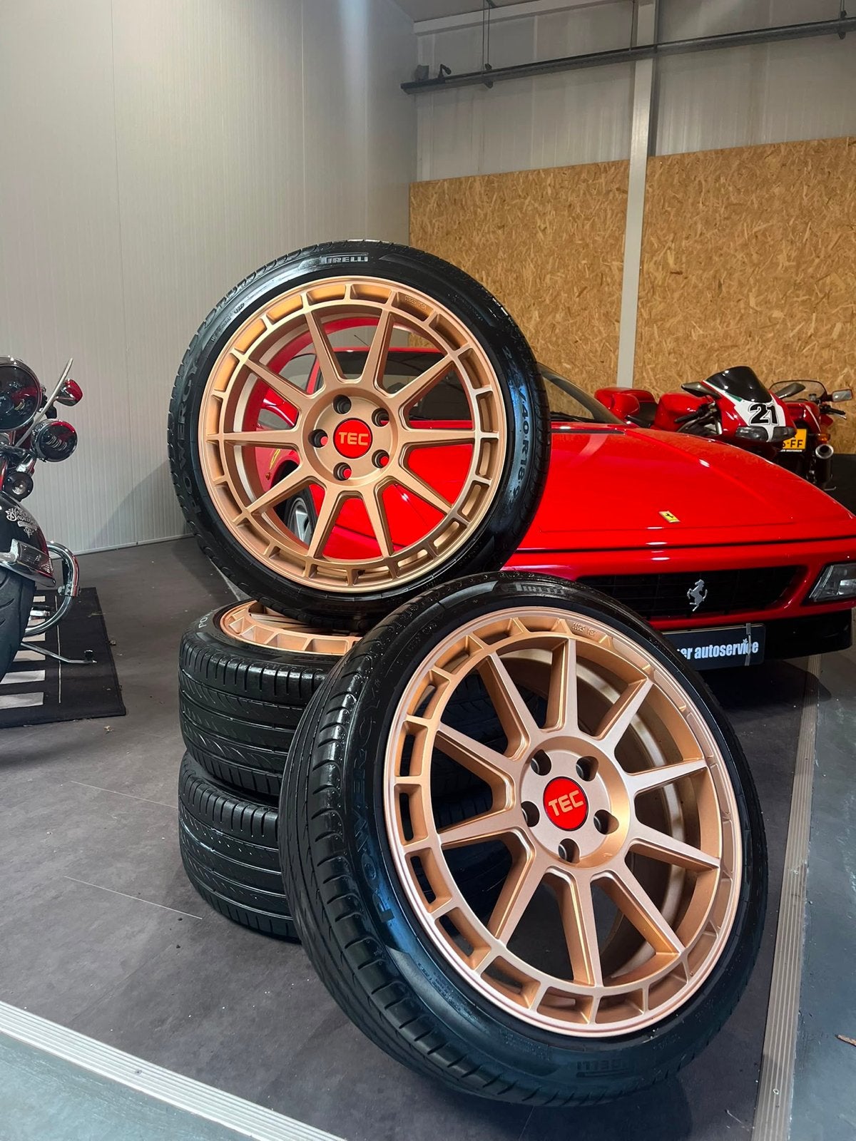 TEC Speedwheels velgen 5x112 18 inch, Ophalen, 18 inch, Gebruikt, Banden en Velgen