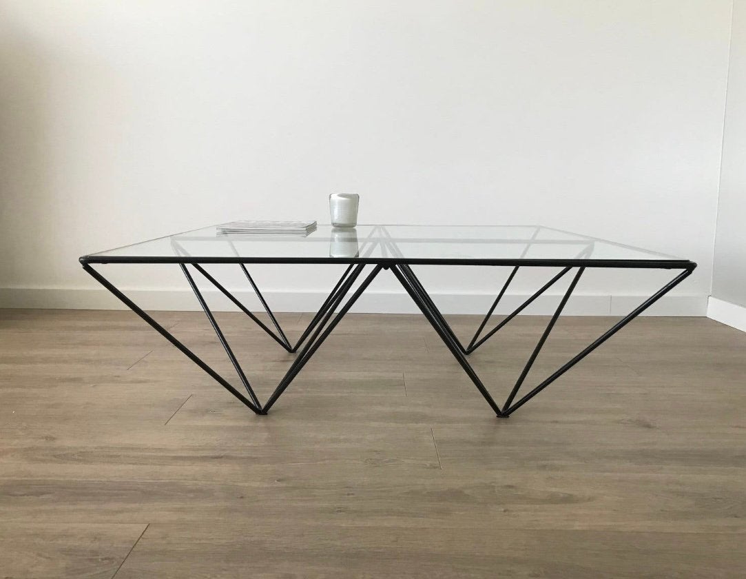 Vintage paolo piva alanda coffee table Rotterdam belgie, Ophalen of Verzenden, Gebruikt, Rechthoekig, 50 tot 100 cm