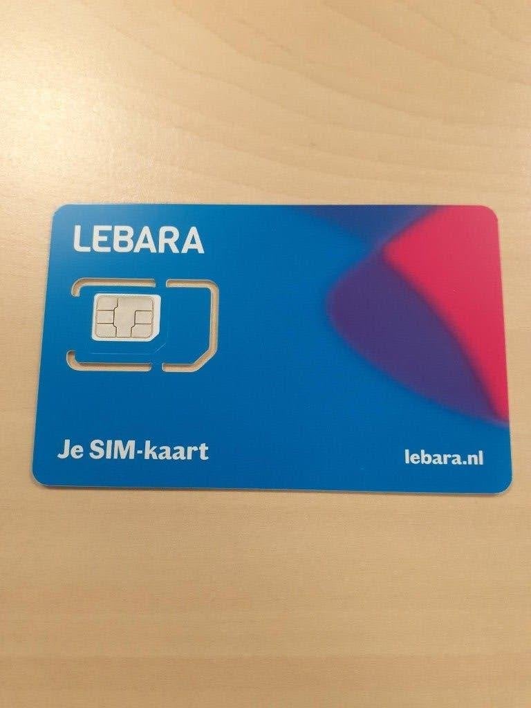Lebara Simkaart Schitterend Nummer, Telecommunicatie, Prepaidkaarten en Simkaarten, Verzenden, Nieuw, Overige providers, Prepaidkaart