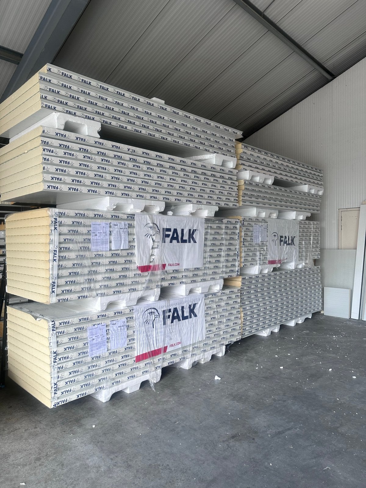 Sandwichpanelen 80mm PIR schuim, 65 stuks, ca. 3m lang, Vloerisolatie, Nieuw, Ophalen of Verzenden, Hardschuim (Pir)