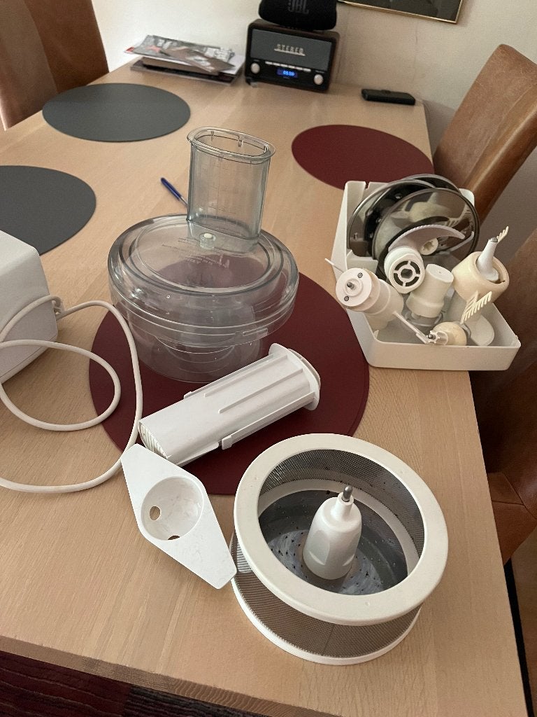 Magimix keukenmachine met diverse toebehoren, Witgoed en Apparatuur, Ophalen, Gebruikt, 2 tot 3 liter, Vaatwasserbestendig