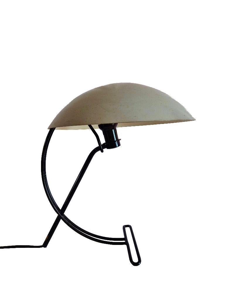 Zeer mooie originele NB 100 Louis Kalff design Tafellamp, Ophalen of Verzenden, Gebruikt, Metaal, Minder dan 50 cm