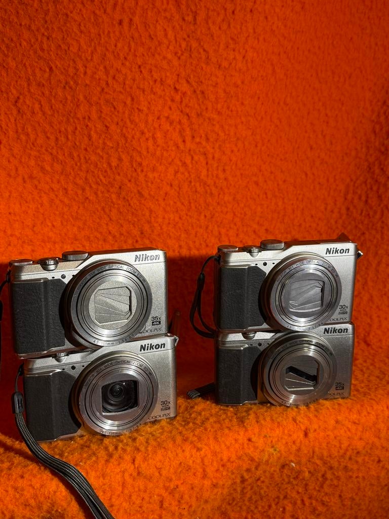4x Defecte Nikon Coolpix camera's - voor onderdelen/reparati, Audio, Tv en Foto, Z, S, Ophalen of Verzenden, S