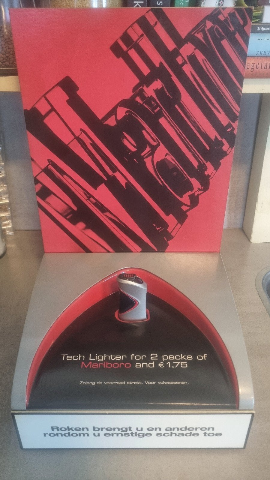 Marlboro Tech Lighter display + aansteker, Ophalen of Verzenden, Zo goed als nieuw, Overige typen