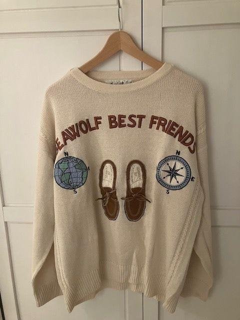 Designer Vintage Jean-Charles de Castelbajac schoentjestrui, Kleding | Heren, Truien en Vesten, Ophalen of Verzenden, Nieuw, Beige