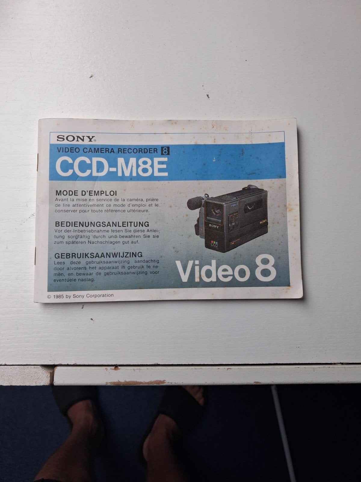 Sony video camera recorder CCD-M8E, Audio, Tv en Foto, Videocamera's Analoog, Ophalen, Hi 8