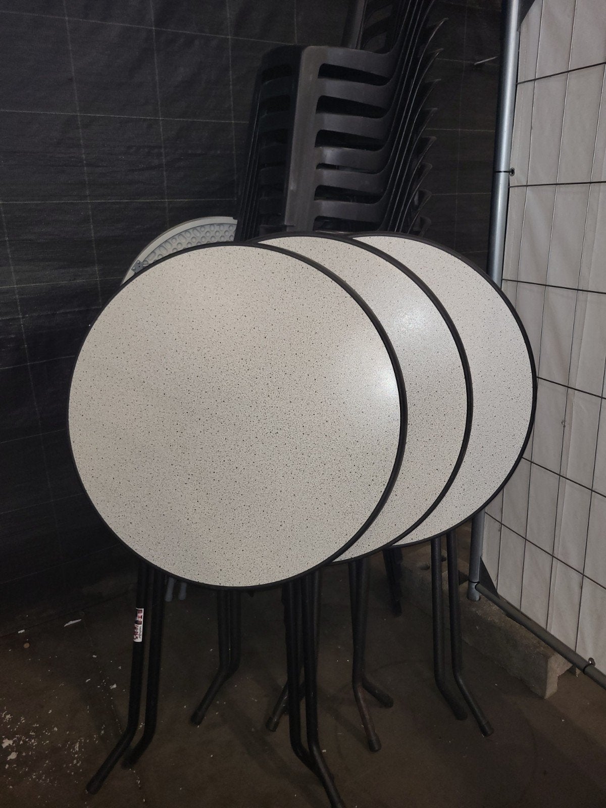 3 Professionele Statafels Rond 80 cm, Ophalen, Bartspierings@outlook.com, Gebruikt, Bart Spierings