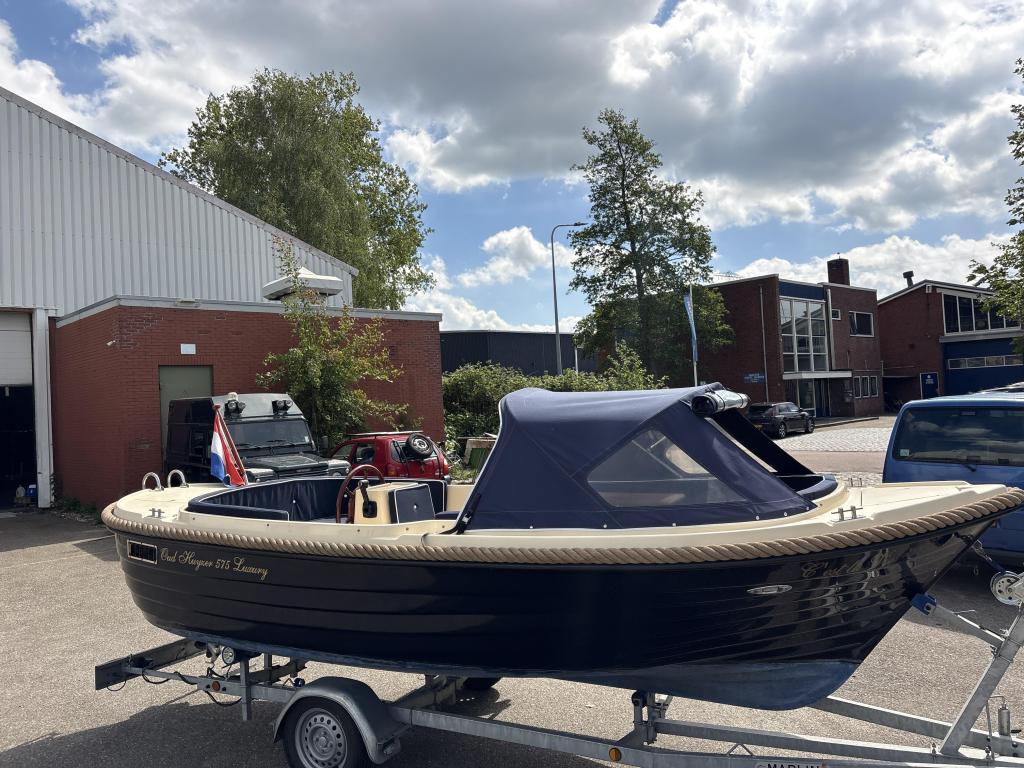 Oud Huijzer 575 +Honda 20pk (incl groot onderhoud) Vaarklaar, Watersport en Boten, 6 m, Oud Huijzer, Overige typen, Gebruikt