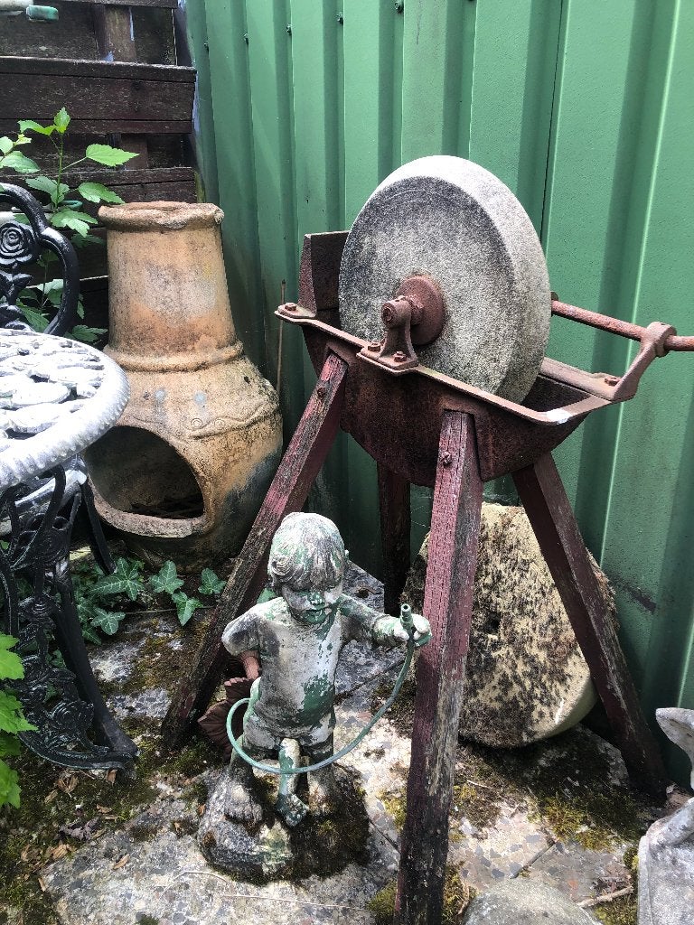 Oude slijpsteen, Antiek en Kunst, Ophalen