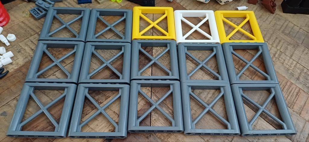 15x Lego Support 1x6x5 - Diverse Kleuren, Ophalen of Verzenden, Gebruikt, Losse stenen, Lego