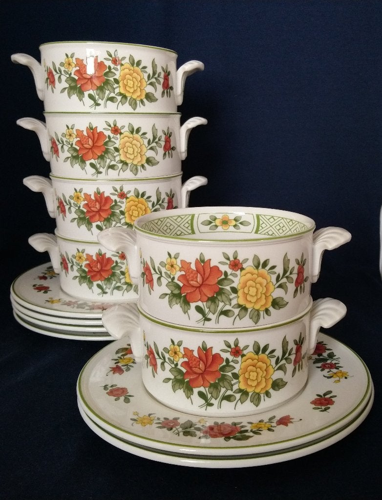 Villeroy & Boch Summerday - soepkommen en schotels / bordjes, Villeroy & Boch, Ophalen of Verzenden, Zo goed als nieuw, Kom(men)