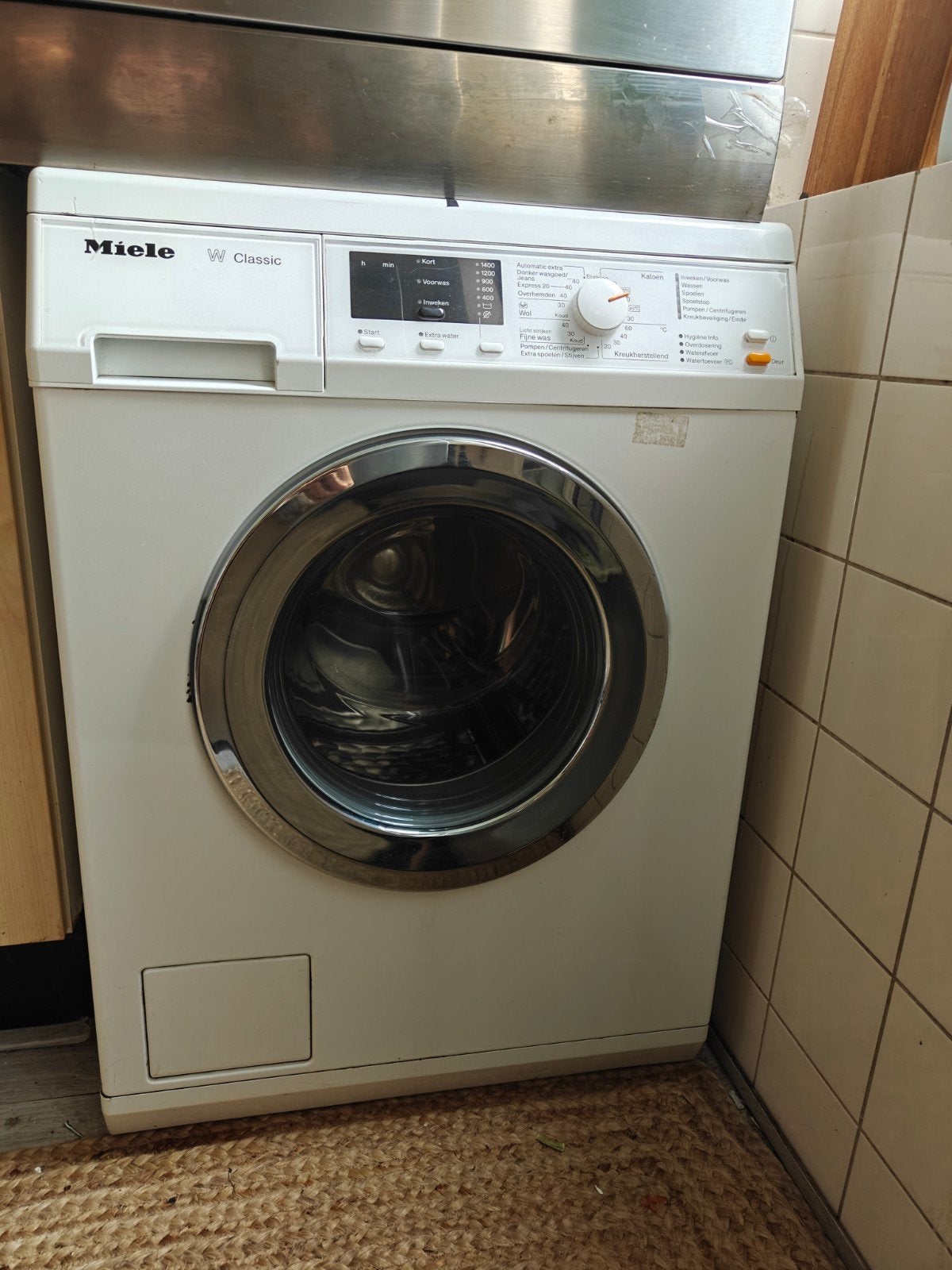 Miele W Classic wasmachine - Werkt nog prima!, Witgoed en Apparatuur, Wasmachines, Gebruikt, 85 tot 90 cm, 1200 tot 1600 toeren