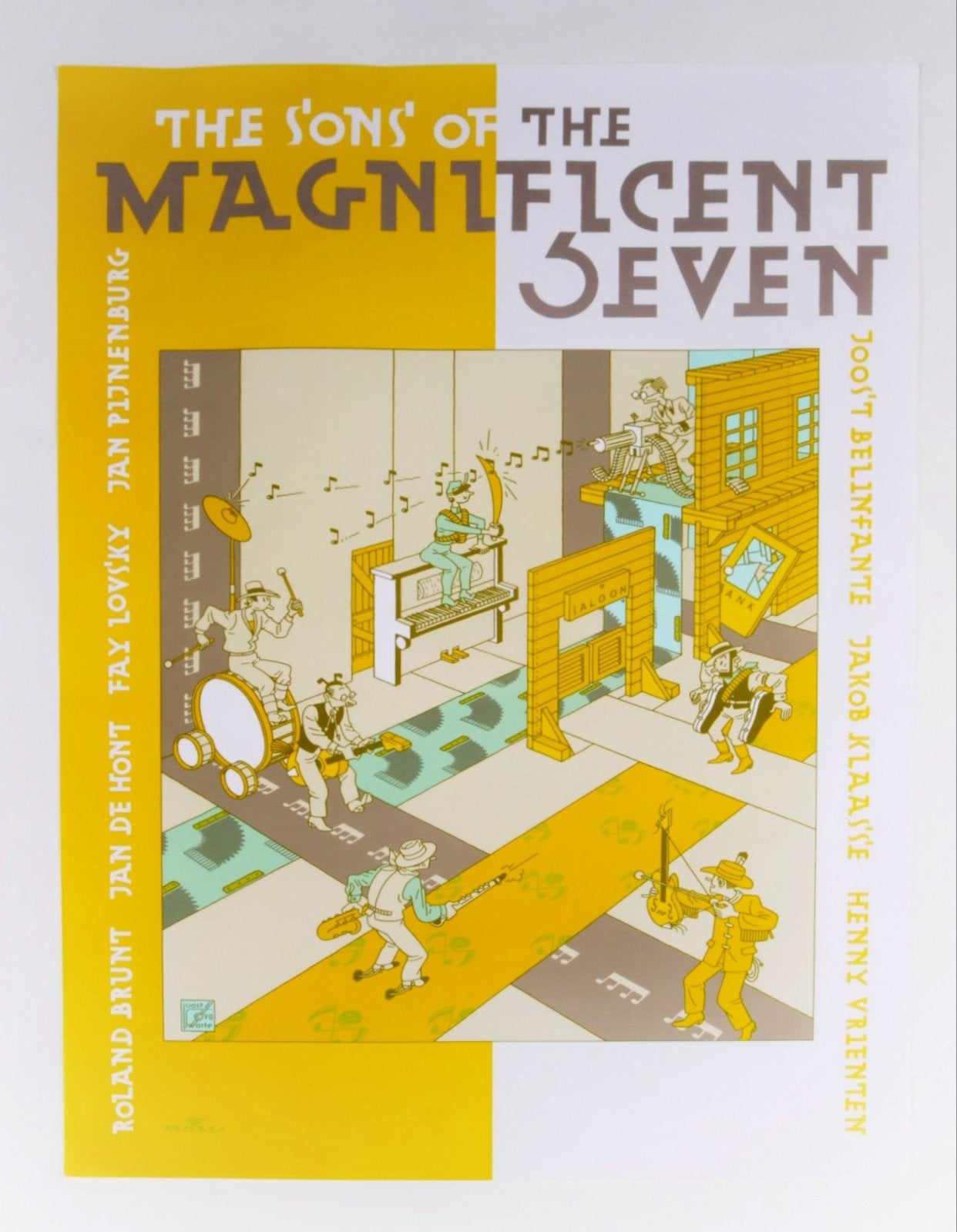 Joost Swarte "The Sons of the Magnificent Seven", Boeken, Europa, Nieuw, Ophalen of Verzenden, Joost swarte