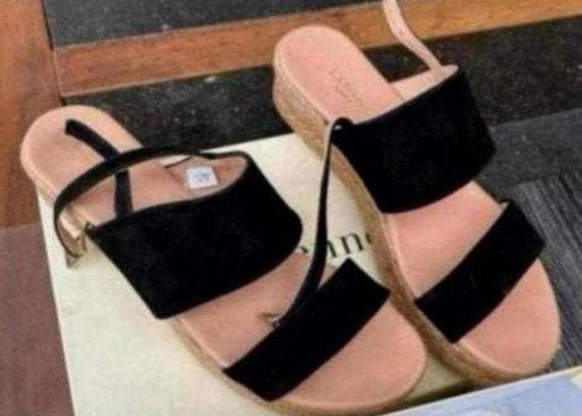 L.K.Bennett Espadrilles Leer Maat 41/ ZGAN Zwarte Laarzen 39, Ophalen of Verzenden, Zo goed als nieuw, Zwart