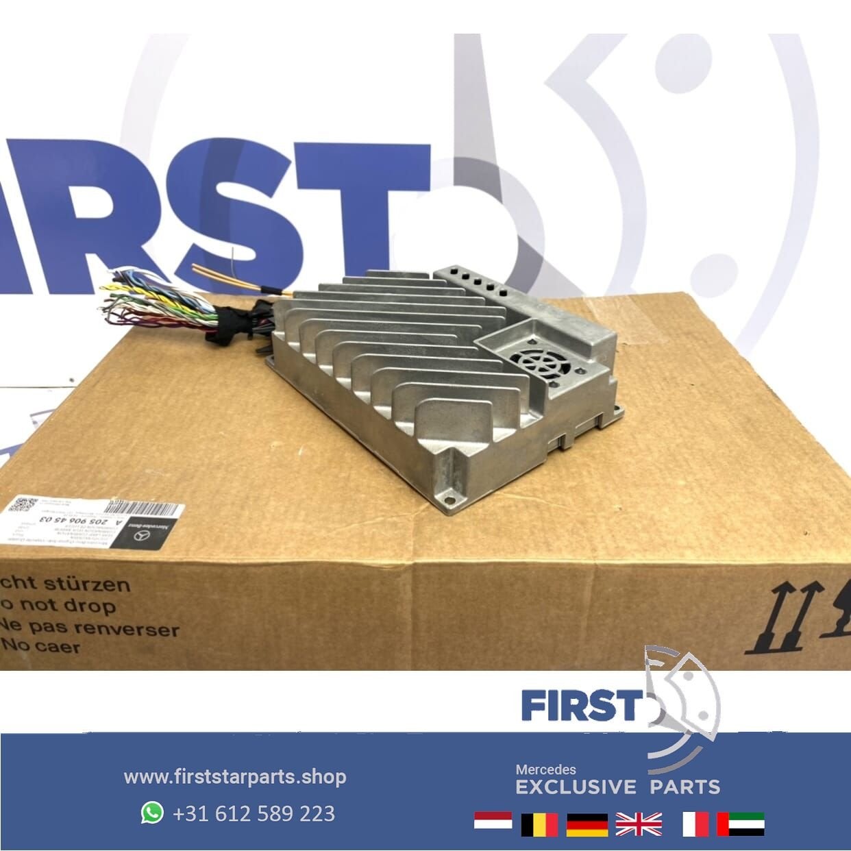 A1669006710 ML63 GL63 SL63 AMG HARMAN BECKER VERSTERKER Merc, Ophalen of Verzenden, -, -, -