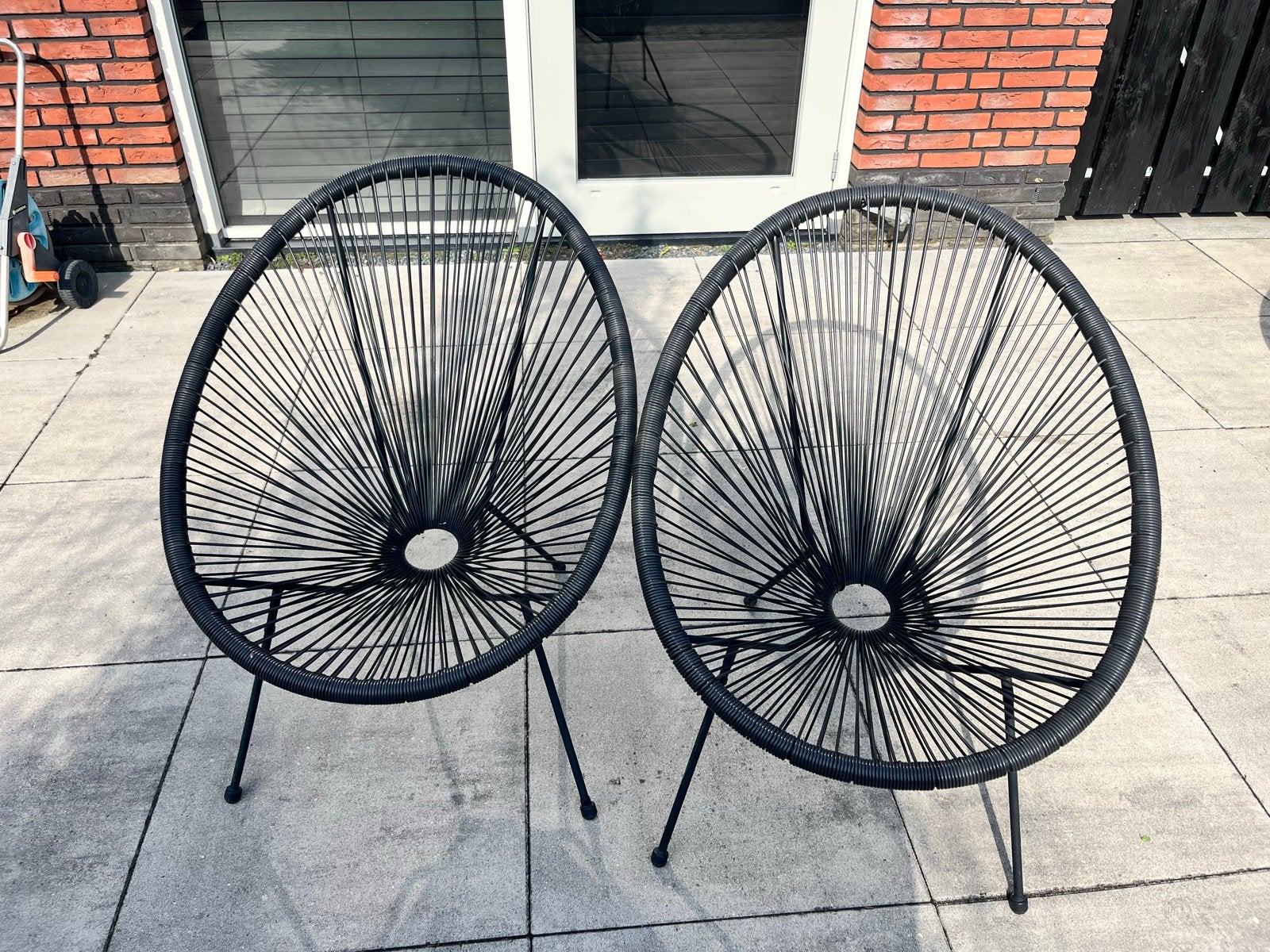2 Loungestoelen Ubberup Jysk, Ophalen, Gebruikt, Kunststof