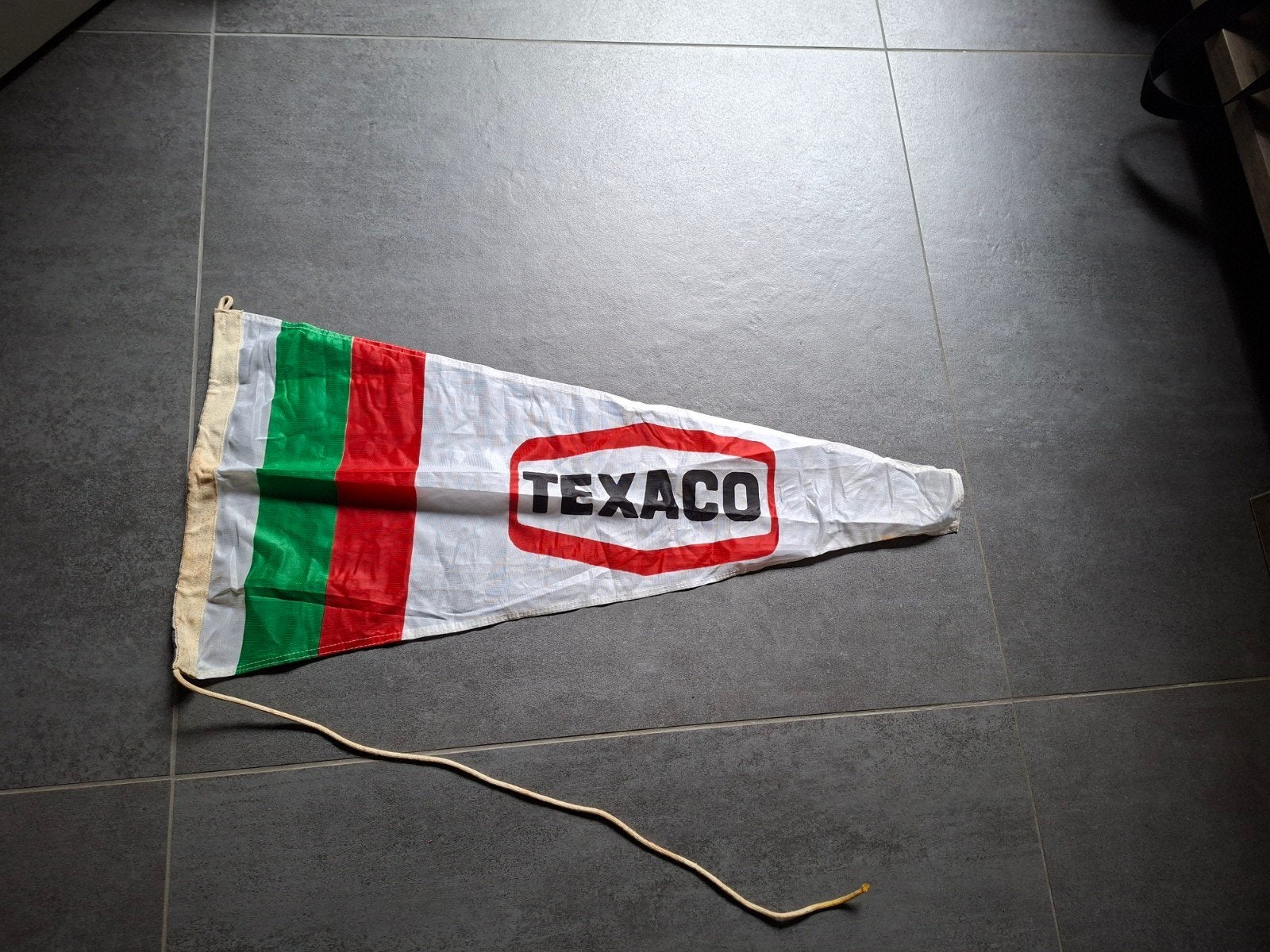 texaco vlag, Ophalen of Verzenden, Zo goed als nieuw, Reclamebord