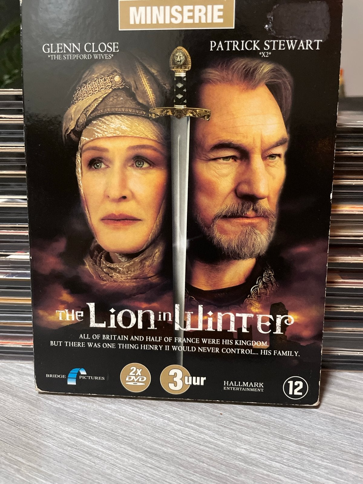 The Lion in Winter Miniserie DVD - Glenn Close, Patrick Stew, Historisch of Kostuumdrama, Nederlands, Ophalen of Verzenden, Vanaf 12 jaar