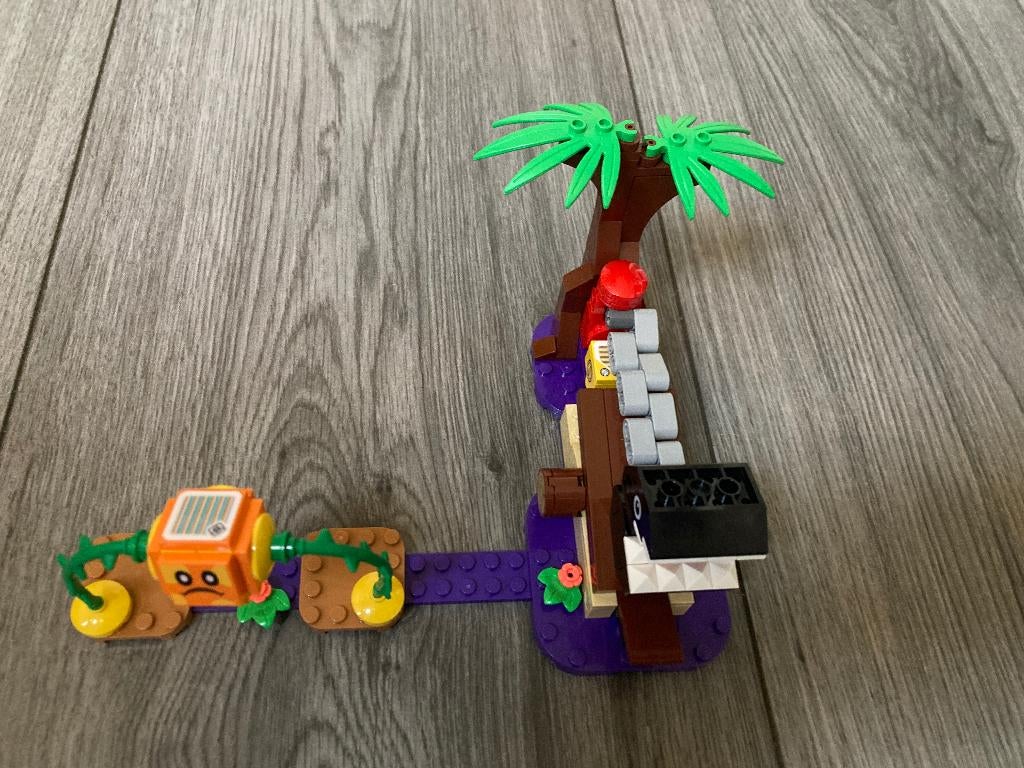 LEGO Super Mario Chain Chomp Junglegevecht - 71381, Ophalen, Gebruikt, Complete set, Lego