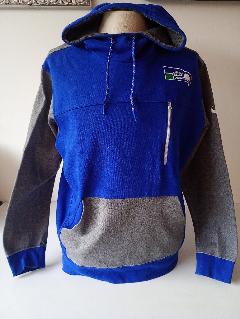Nike NFL Seattle Seahawks Therma-FIT Hoodie - XL, Overige typen, Nike, Maat 56/58 (XL), Zo goed als nieuw