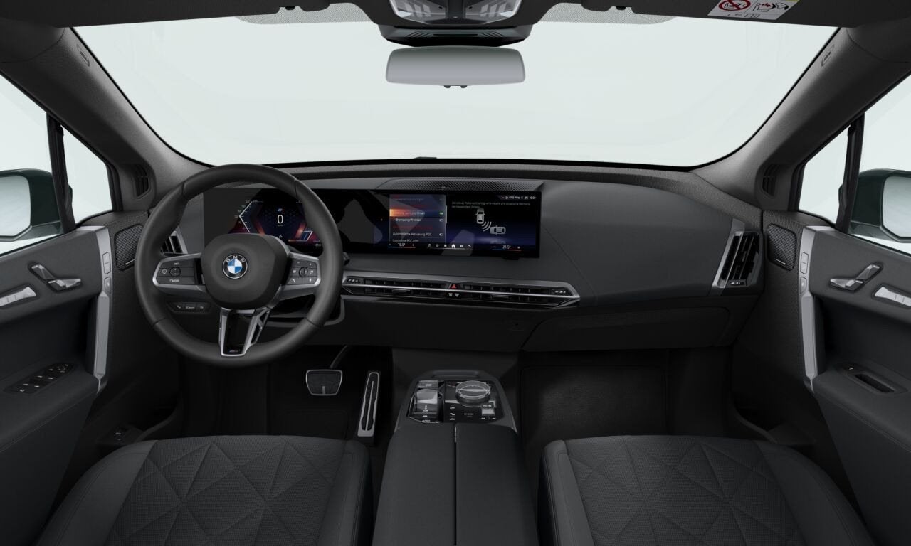 BMW iX xDrive45 101 kWh M Sport Pro | Panoramadak Sky Lounge, Auto's, Automaat, IX, Zwart, Leder