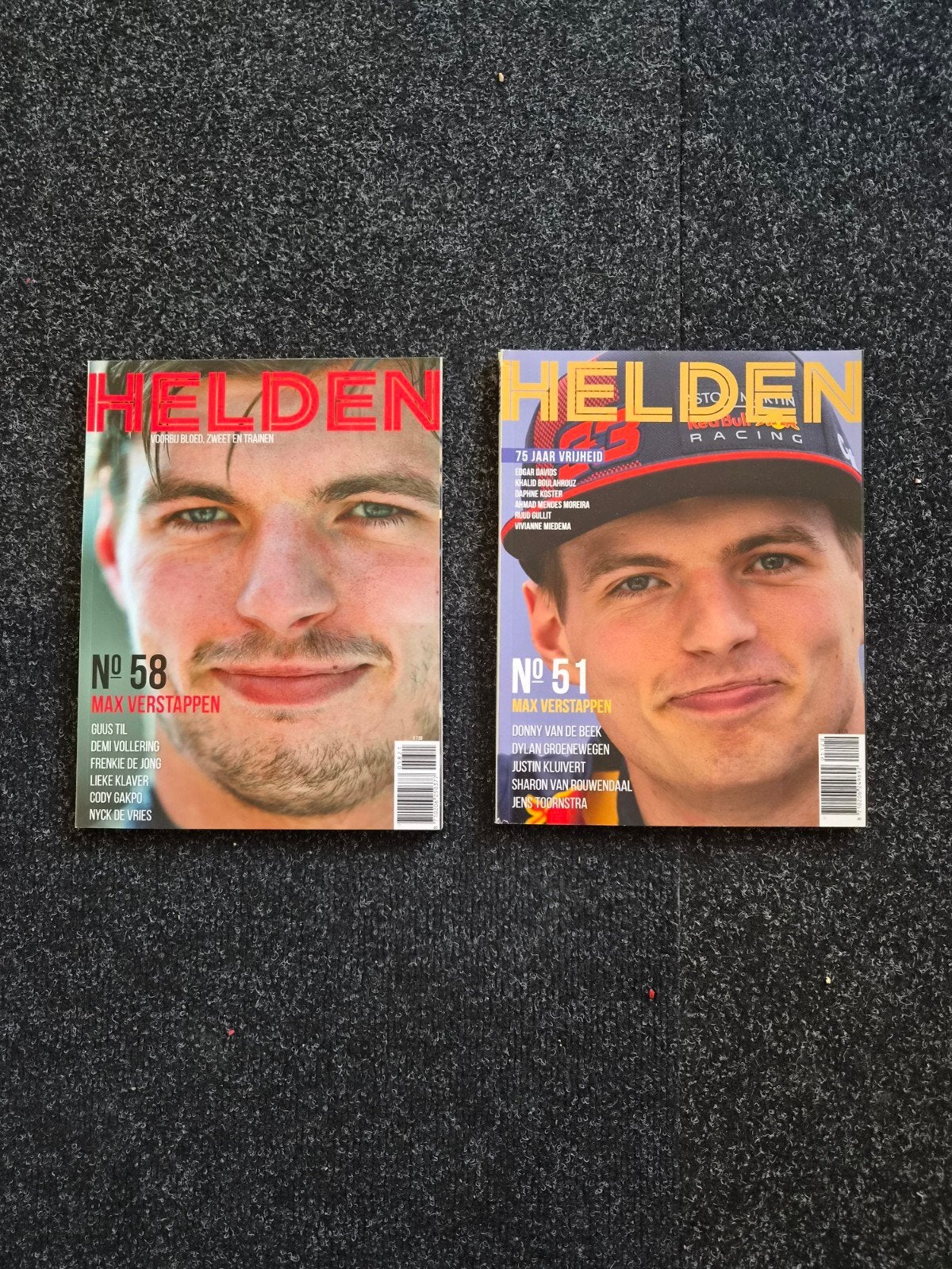 Helden Magazine: Max Verstappen Nrs. 51 & 58, Ophalen of Verzenden, Zo goed als nieuw, Sport en Vrije tijd
