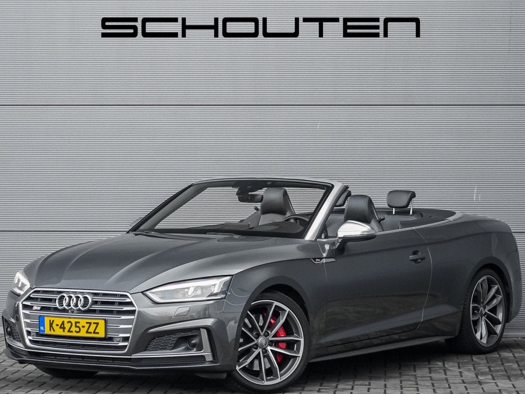 Audi S5 Cabriolet 3.0 TFSI Quattro Pro Line+ S-Zetels B&O HU, Auto's, Audi, 12 maanden, Gebruikt, 2995 cc, 4 stoelen