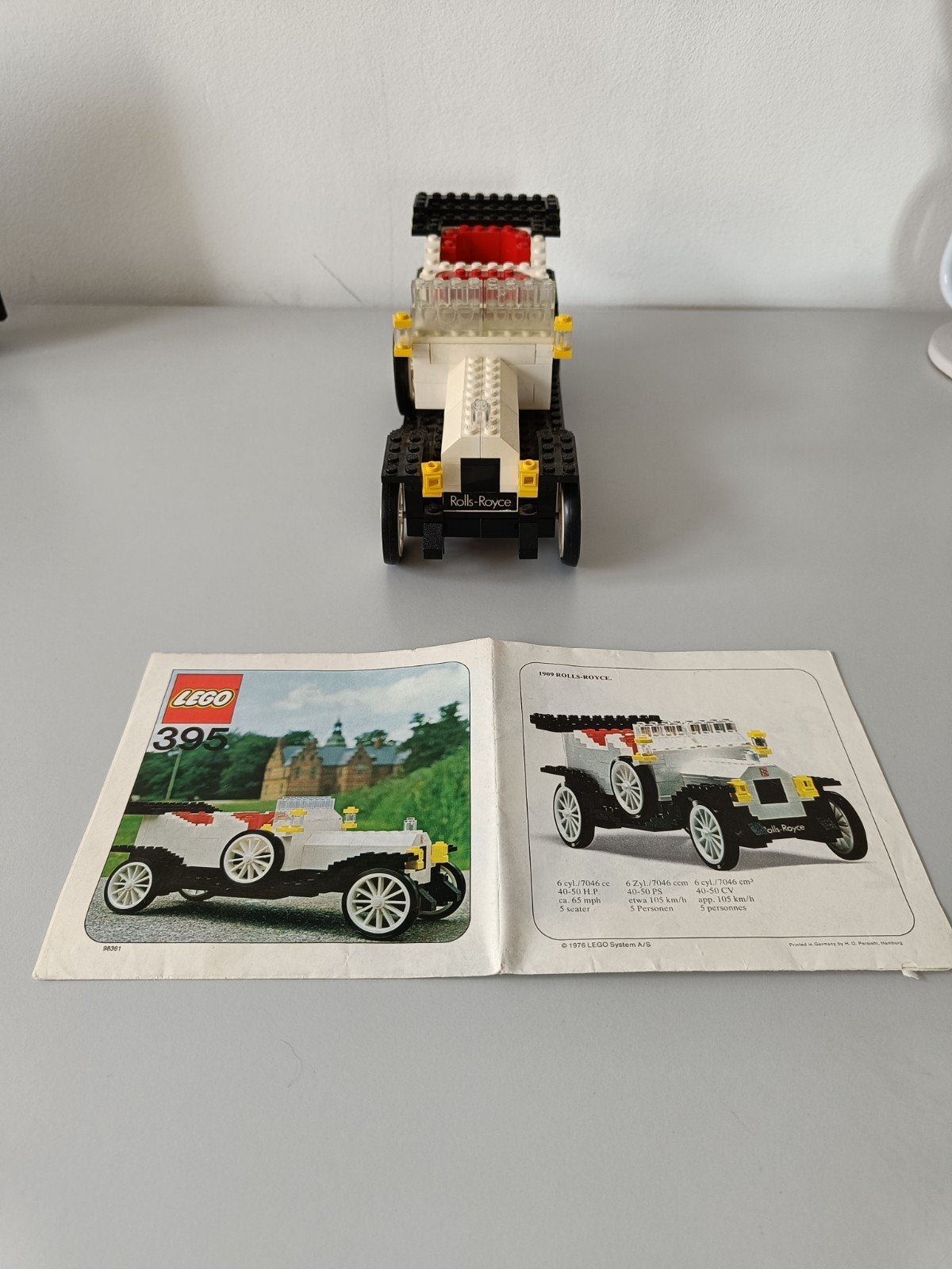 Lego Hobby Sets 395 1909 Rolls-Royce, met boekje, Kinderen en Baby's, Speelgoed | Duplo en Lego, Ophalen of Verzenden, Gebruikt