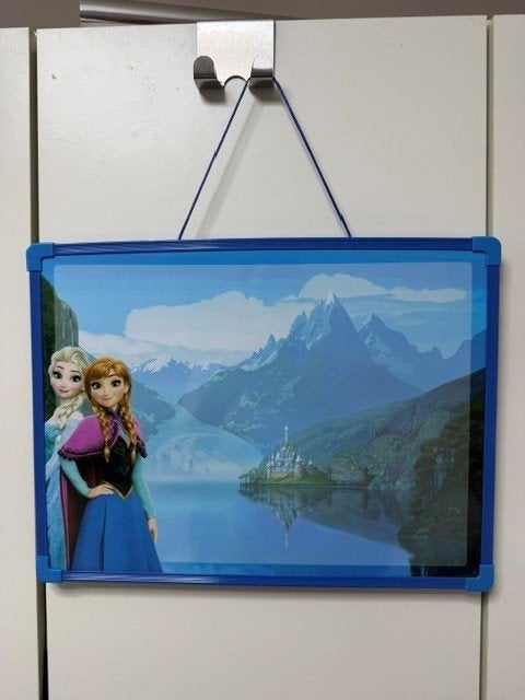 FROZEN schilderij, Ophalen of Verzenden, Zo goed als nieuw, Wanddecoratie, Meerkleurig