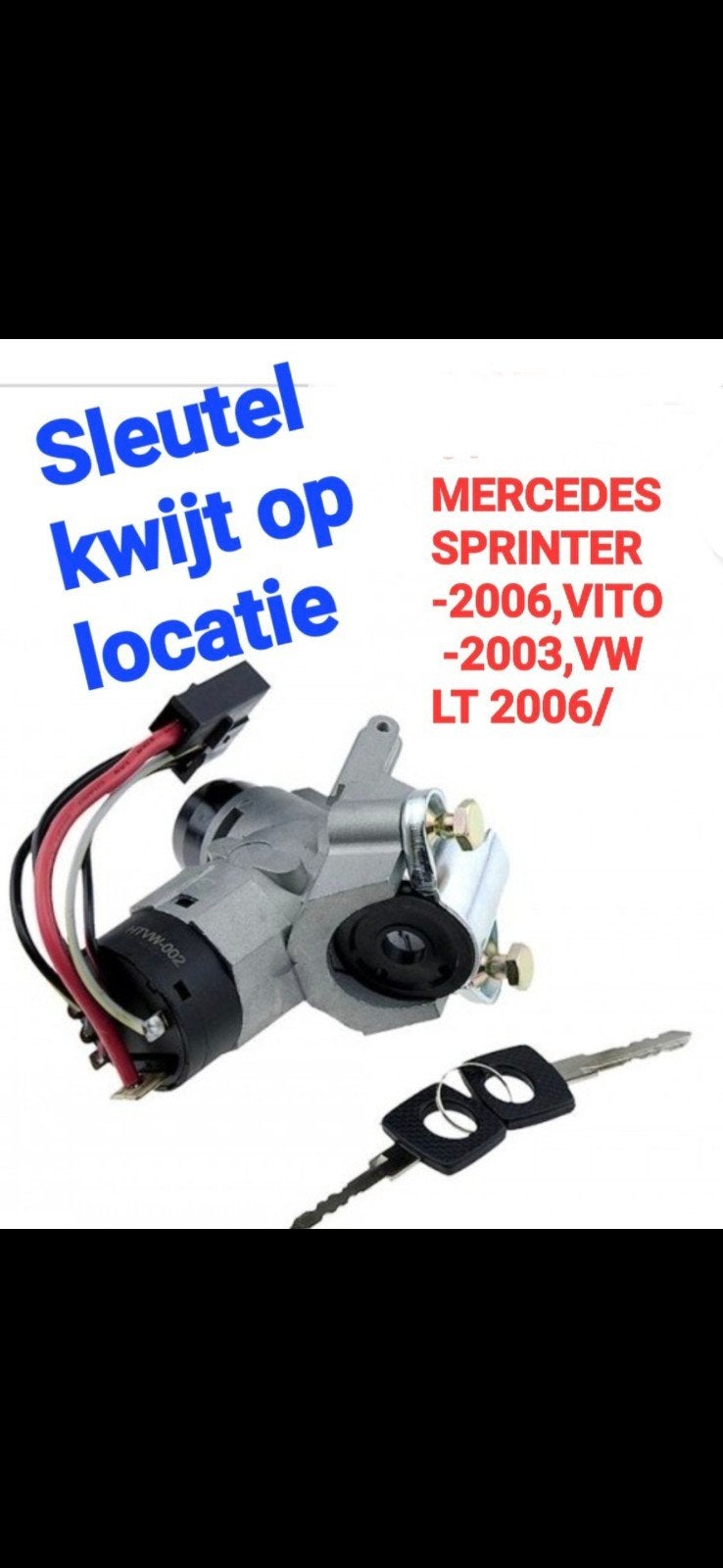 Mercedes sleutel kwijt reserve sleutel  LOCATIE contactslot, Ophalen, Nieuw, Opel