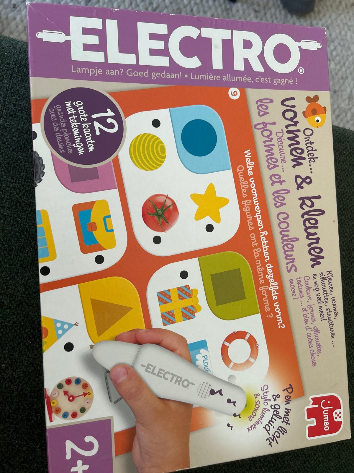 Jumbo Electro Vormen & Kleuren Educatief Spel, Ophalen of Verzenden, Gebruikt, Ontdekken, Met licht