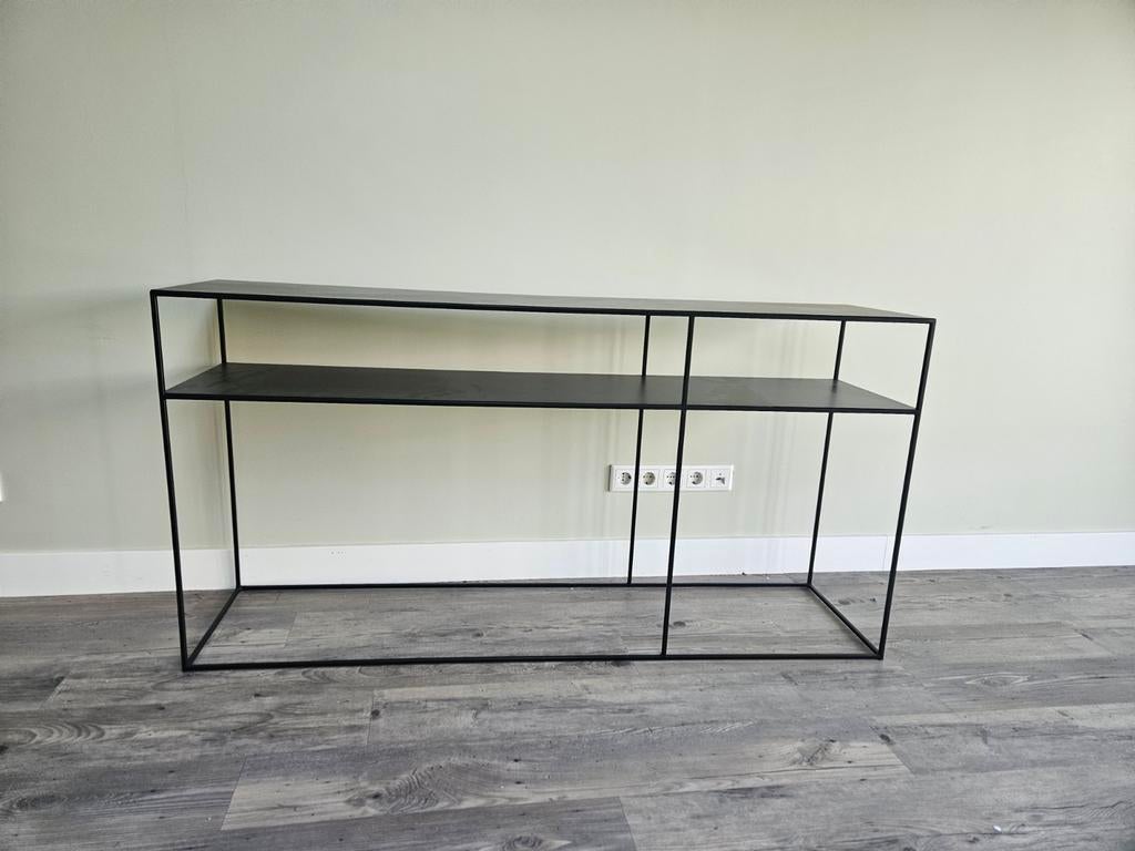 Sidetable metaal 160x81x40, Ophalen, Zo goed als nieuw, Metaal, 150 tot 200 cm