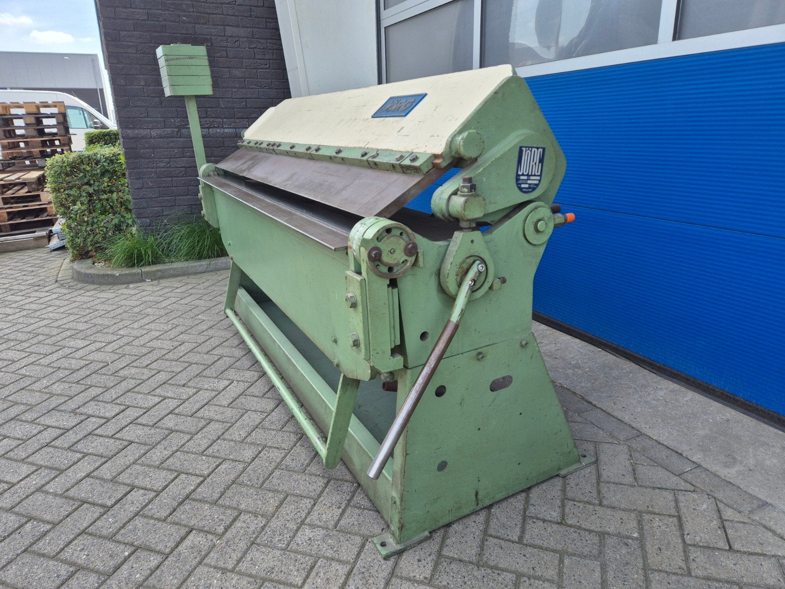 JÖRG TYPE 3924 Vingerzetbank 2050X2MM in Originele staat!, Gebruikt, JÖRG, Holland, Info@bolkmachinehandel.nl