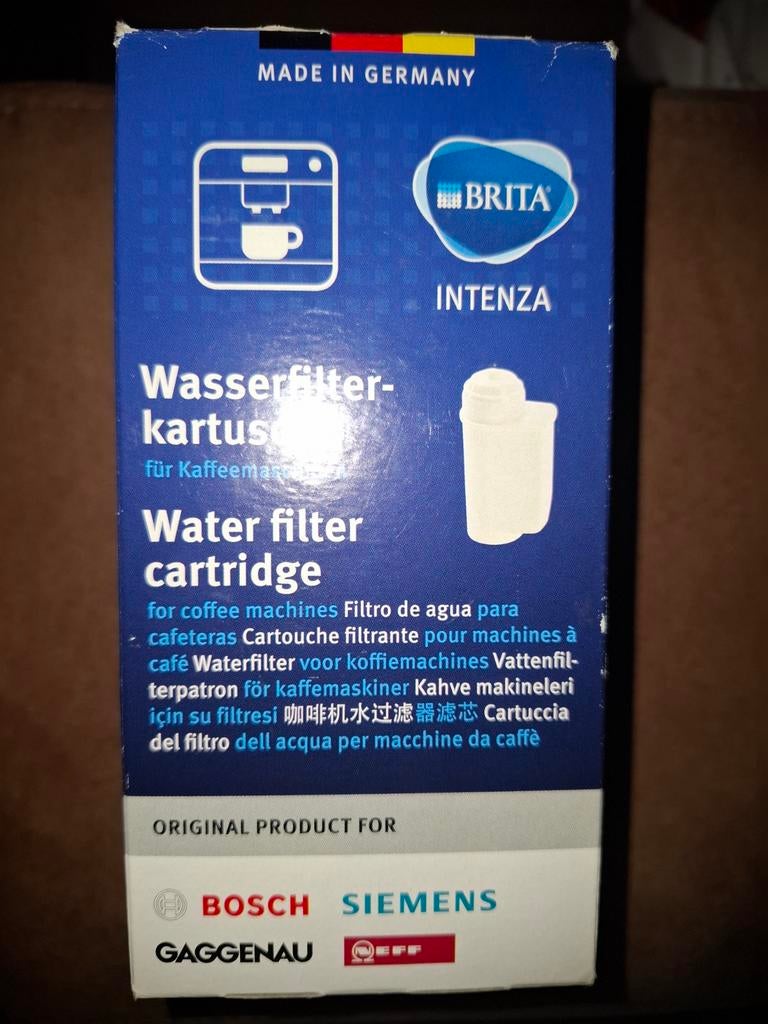 Brita Intenza waterfilter voor koffiemachines, Siemens, Waterfilter, Brita, Nieuw