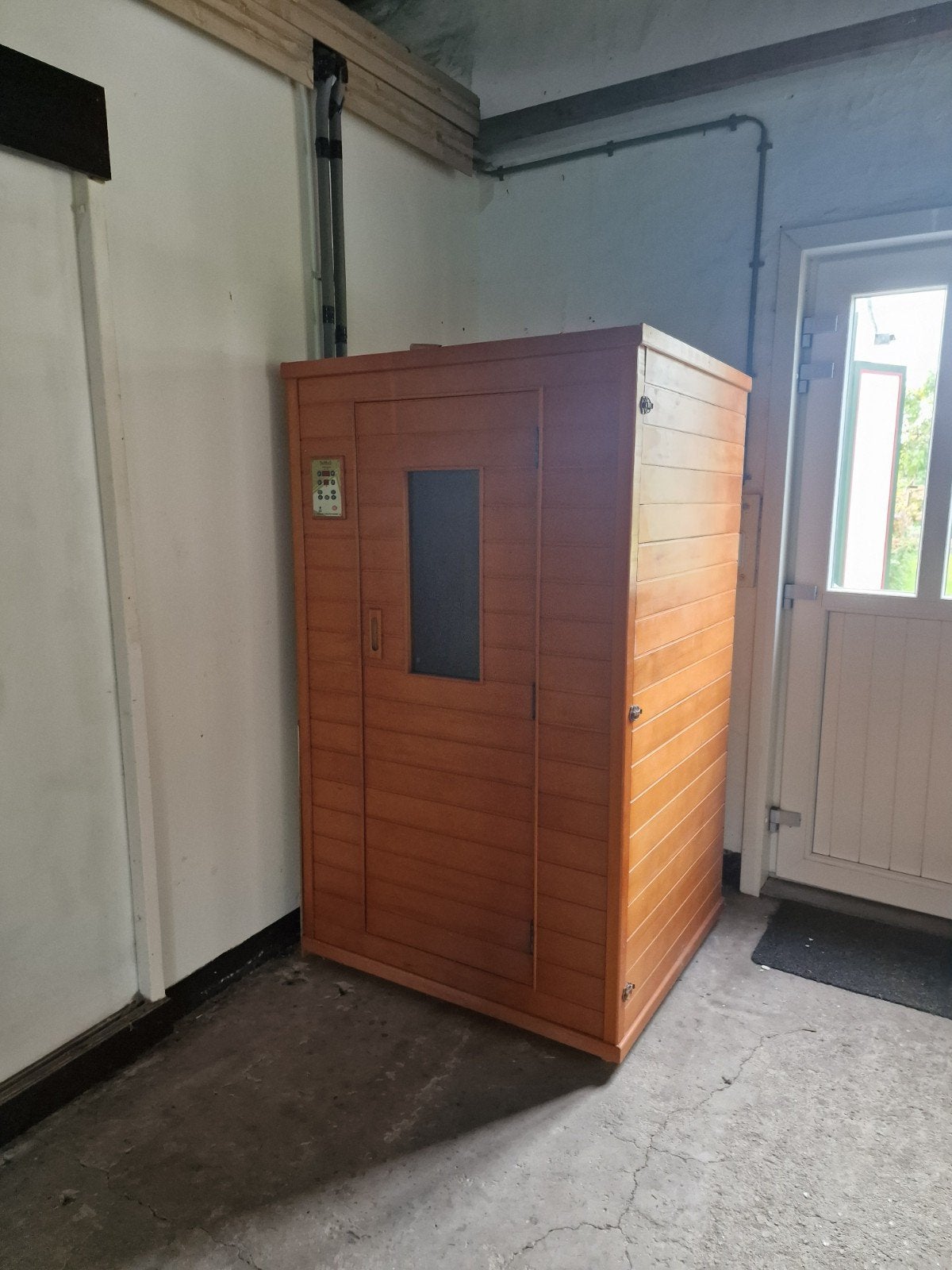 Infrarood sauna - gebruikt, Sport en Fitness, Ophalen, Gebruikt, Infrarood, Complete sauna