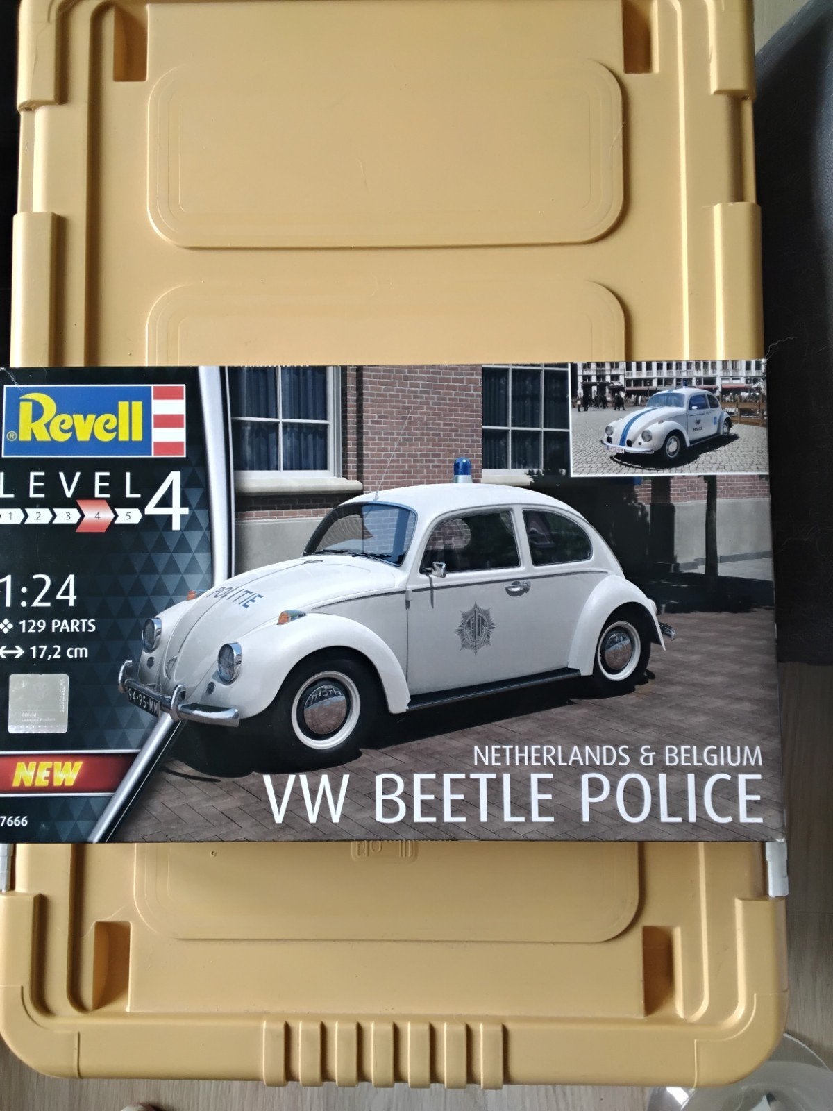 Revell VW Kever Politie Modelbouwkit - Nieuw, Ophalen, Auto, Nieuw, 1:32 tot 1:50